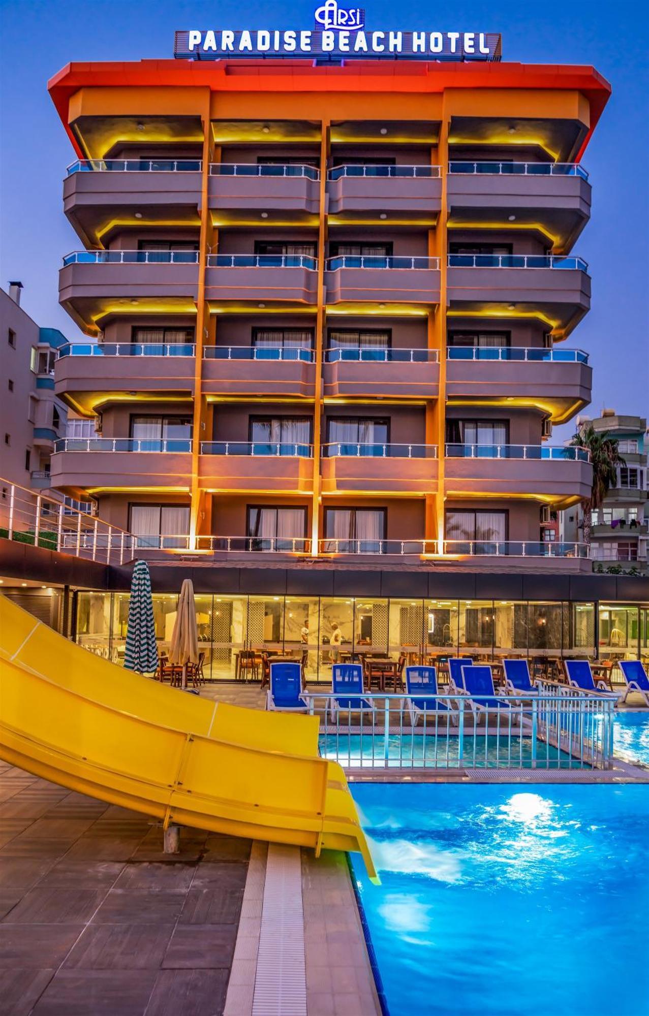 Arsi Paradise Beach Hotel Alanya Exterior photo